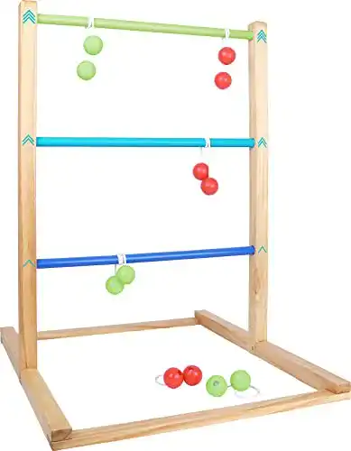 Leitergolf Small Foot 12034 Wurfspiel „Active“ aus Holz, FSC 100%