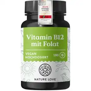 Vitamin B12 Nature Love ® Vegan, 180 Tabletten