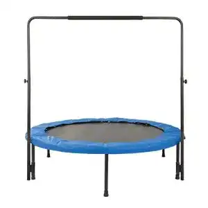 Trampolin 140 cm Fitness-Trampolin Ø 140 cm mit Haltestange