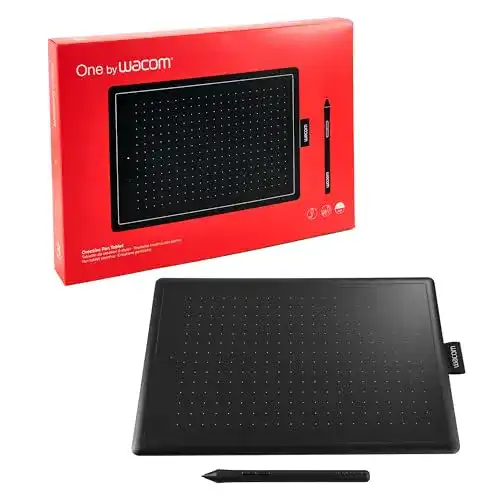 Grafiktablett Wacom One by Stifttablett mit drucksensitivem Stift