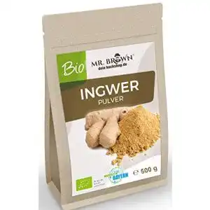 Ingwerpulver MR. BROWN 500g BIO, Ingwer gemahlen