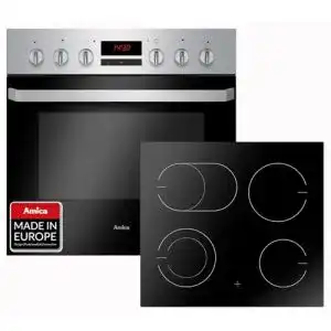 Elektroherd Amica Einbauherd Set, Backofen mit Grill und Umluft