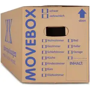 Kartons KK Verpackungen 10 x Umzugs Movebox 2-wellig