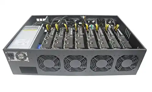 Mining-Rig AXOTEN Mining Rig Mining Chassis, 2500W Netzteil