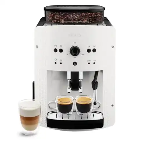 Kaffeevollautomat weiß Krups EA8105 automatische Reinigung