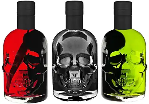 Absinth Geniess-Bar! Totenkopf Trio je 0,5L Green/Black/Red Chili