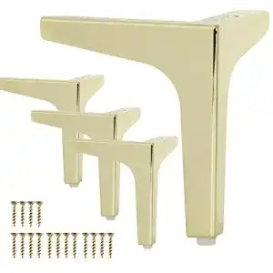 Möbelfüße La Vane 4″, 10cm Metall, 4 Stück Metall Diamant