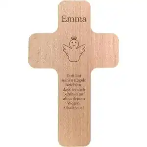 Holzkreuz Geschenkissimo mit individueller Gravur