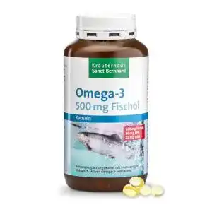 Omega-3-Kapseln Kräuterhaus Sanct Bernhard, 400 Kapseln