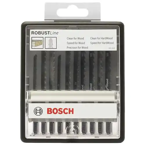 Stichsägeblatt Bosch Professional 10tlg. -Set Robust Line Wood