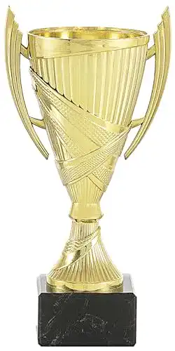 Pokal Art-Trophies at81113 Trophäe Sport, Gold, Einheitsgröße