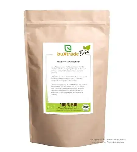 Die beste Kakaobohnen Buxtrade 250 g BIO roh - unbehandelt ganze Bohne 2026 Test Bestseller Kakaobohnen Buxtrade 250 g BIO roh – unbehandelt ganze Bohne