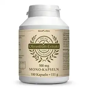 Olivenblattextrakt Sinoplasan Kapseln 500mg, 180 Stk
