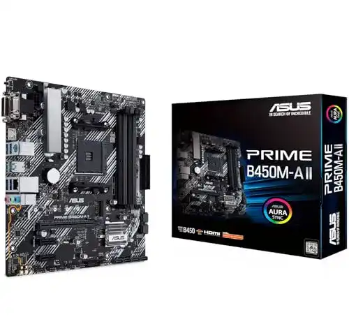 AMD-Mainboard ASUS Prime B450M-A II Mainboard Sockel AM4