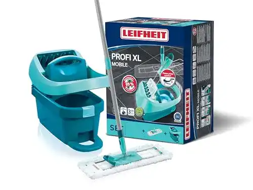 Wischmopp Leifheit Set Wischtuchpresse Profi XL