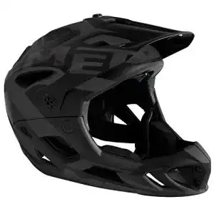 Fullface-Helm MET Helm Parachute schwarz M 54-58, Unisex