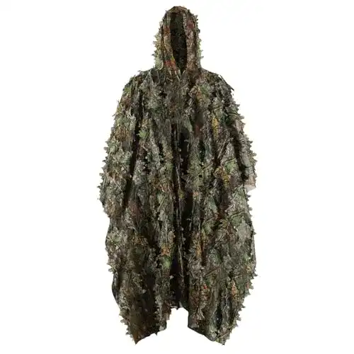 Tarnanzug Zicac Outdoor mit schnelltrocknend Polyester 3D-Blätter