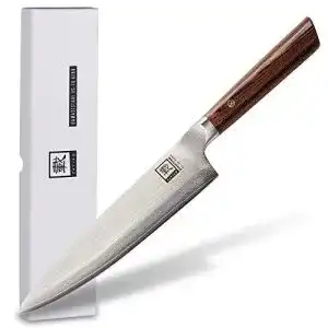 Damastmesser zayiko Kass Chefmesser 20,30 cm Klinge