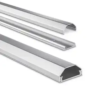 Kabelkanal Hama Stabiler aus Aluminium silber, 1,1 Meter Länge