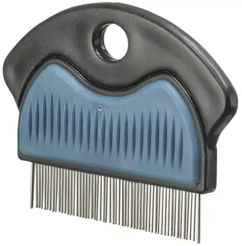 Hundekamm TRIXIE 23761 Floh- und Staubkamm, Metall, 7 cm