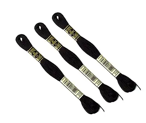 Die beste DMC-Stickgarn DMC 3 Stränge Mouliné Spécial 117MC SCHWARZ 2026 Test Bestseller DMC-Stickgarn DMC 3 Stränge Mouliné Spécial 117MC SCHWARZ