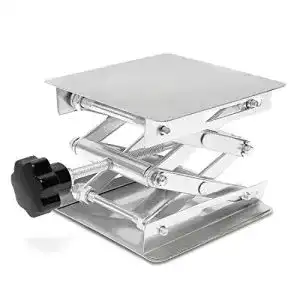 Hubtisch WISAMIC Laborständer aus Aluminium, 100 x 100 mm