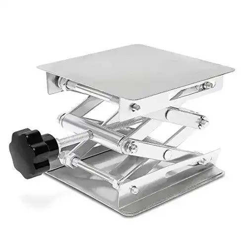Die beste Hubtisch WISAMIC Laborständer aus Aluminium, 100 x 100 mm 2026 Test Bestseller Hubtisch WISAMIC Laborständer aus Aluminium, 100 x 100 mm