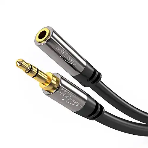 Kopfhörer-Verlängerungskabel KabelDirekt, 10 m, 3,5-mm-Klinke