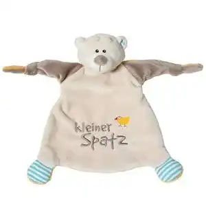 Schmusetuch NICI Bär ‚Kleiner Spatz´ 25×25 cm – Schnuffeltuch