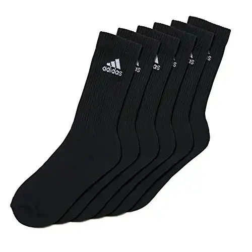 Adidas-Socken adidas Unisex 3-Streifen Crew, 6er-Pack, black