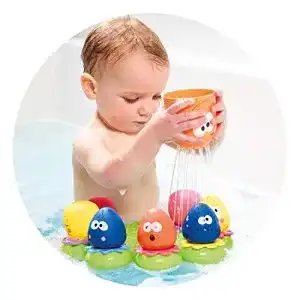 Badewannenspielzeug TOMY E2756 Wasserspiel für Kinder Okto
