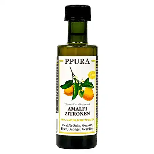 Die beste Olivenöl mit Zitrone PPura Olivenöl mit Amalfi-Zitrone, 100 ml 2026 Test Bestseller Olivenöl mit Zitrone PPura Olivenöl mit Amalfi-Zitrone, 100 ml