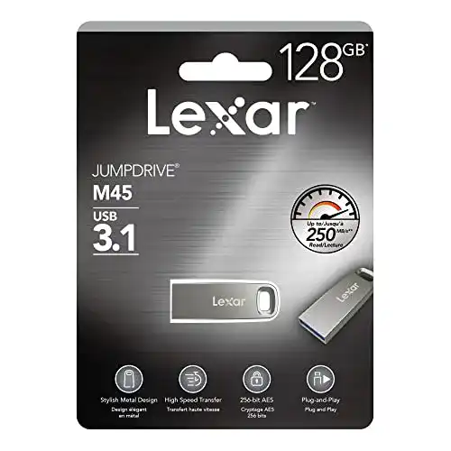 Die beste Lexar-USB-Stick Lexar JumpDrive M45 USB-Stick, 128 GB, USB 3.1 2026 Test Bestseller Lexar-USB-Stick Lexar JumpDrive M45 USB-Stick, 128 GB, USB 3.1