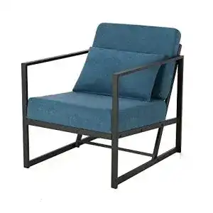 Lounge-Sessel Mingone Gepolstert, Retro mit Metallrahmen