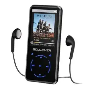 FLAC-Player SOULCKER MP3 Player, 16 GB Bluetooth MP3 Player