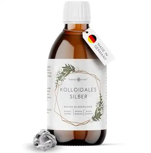 Kolloidales Silber Nordic Pure – 100% natürlich, 100 ppm (250ml)