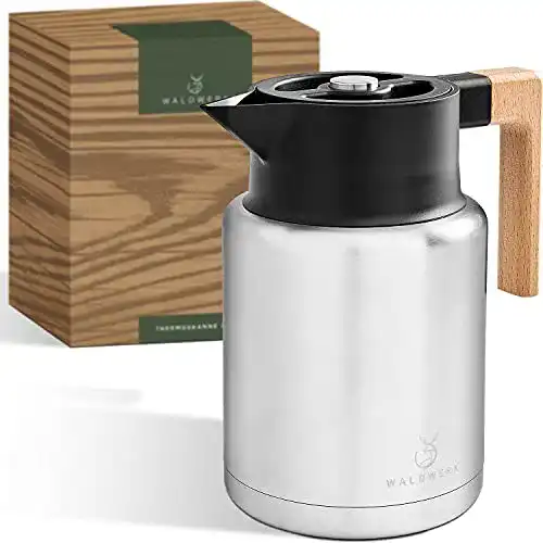 Isolierkanne Edelstahl WALDWERK Thermoskanne 1,4L