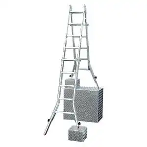 Treppenleiter Krause Monto Krause TeleVario 4×4 o 4×5 Sprossen