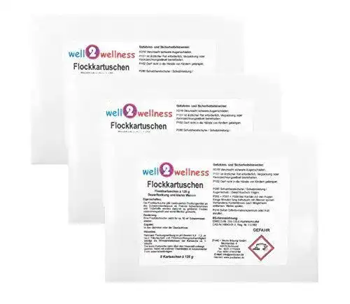 Die beste Flockungsmittel (Pool) well2wellness Kartuschen 3,0 kg (24 x 125 g) 2026 Test Bestseller Flockungsmittel (Pool) well2wellness Kartuschen 3,0 kg (24 x 125 g)