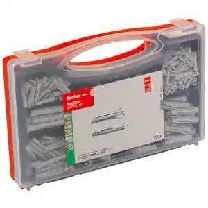 Dübel Fischer RED-BOX UX / SX, Box mit 160 Universal