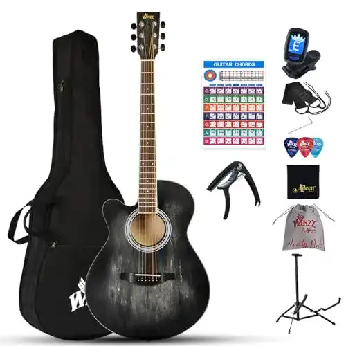 Linkshänder-Gitarre Winzz Linkshänder Gitarre Akustik