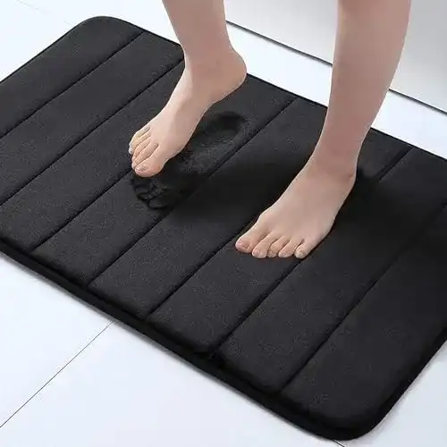 Badematten Homaxy Memory Foam, saugfähig, 40 x 60 cm