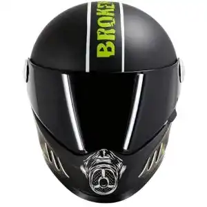 Integralhelm Broken Head Gas Man Motorrad-Helm Mit Schwarzem Visier