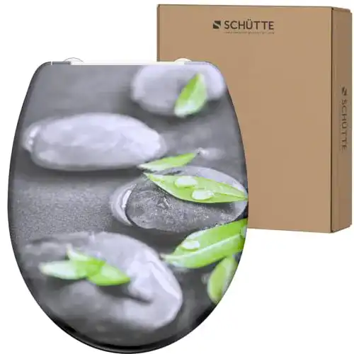 Die beste WC-Sitz mit Absenkautomatik Duroplast Schütte WC-Sitz STONES 2026 Test Bestseller WC-Sitz mit Absenkautomatik Duroplast Schütte WC-Sitz STONES