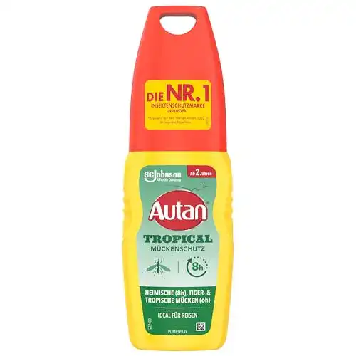 Mückenspray Autan Tropical Pumpspray, Mückenschutz 100 ml