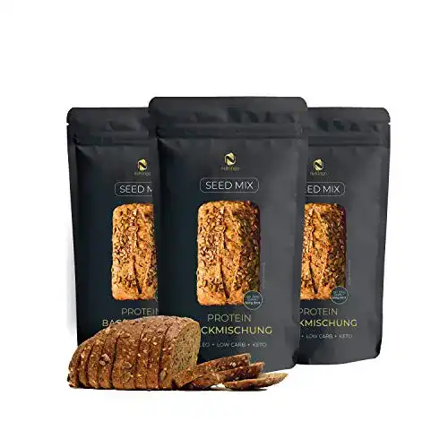 Eiweißbrot-Backmischung Nutringo Seed Mix Eiweißbrot 3 x200 g