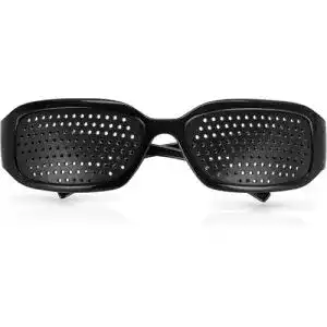 Multidot-Brille Grenhaven Schwarze Rasterbrille/Lochbrille