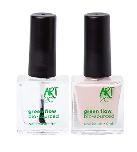 Veganer-Nagellack Art 2C 85 % Bio-sourced Vegan, 2er-Pack