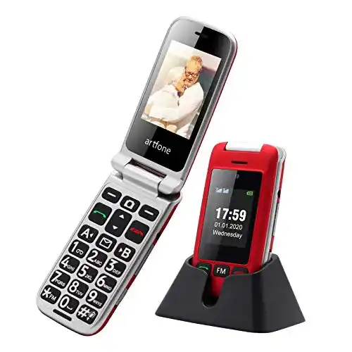 Klapphandy KUPVALON Artfone Seniorenhandy ohne Vertrag, 2G