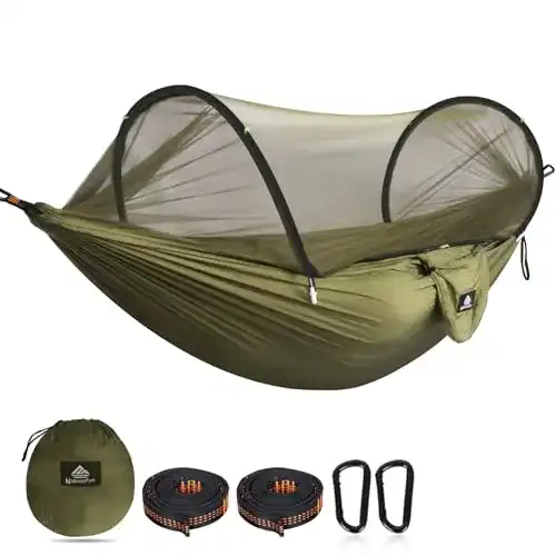 Camping-Hängematte NATUREFUN Ultra-Leicht 300kg Tragfähigkeit